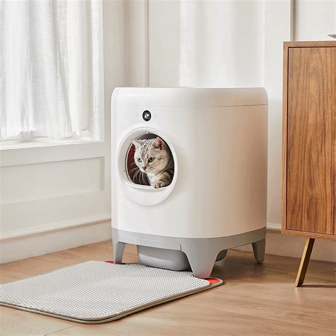 multi cat electric litter box|self emptying cat litter box.